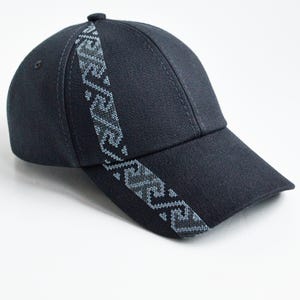 Ukrainian embroidered hat, baseball cap with ethnic ukrainian embroidery,  sun cap ukrainian clothing, ukrainian gift