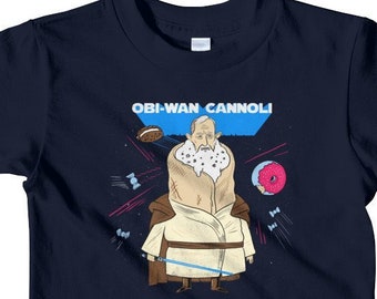 Obi-Wan Cannoli Kid's T-Shirt - PUN PANTRY