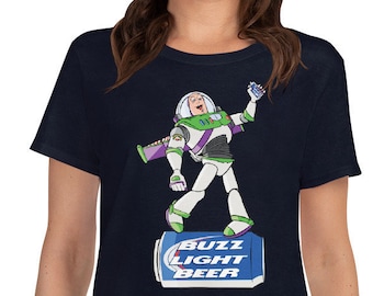 Buzz LightBeer Women's T-Shirt: Funny Toy Story Alcohol Shirt