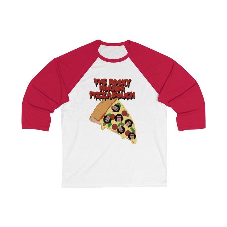 Rocky Horror Pizza Dough Camisa de béisbol, Rocky Horror Picture Show, Camisa de pizza, Camiseta de Halloween, Camisa Punny imagen 2