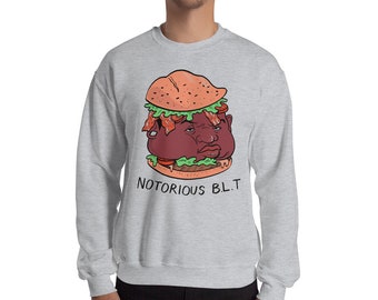 Notorious BLT Crewneck Sweatshirt (Gray)