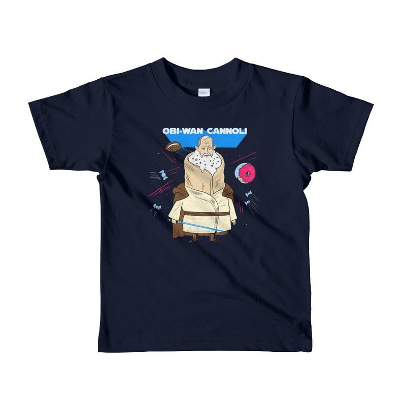 Obi-Wan Cannoli Kid's T-Shirt PUN PANTRY image 1