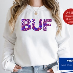 Buffalo Football Sweatshirt | Buffalo Zuba Sweatshirt | Buffalo Crewneck | Buffalo Football Crewneck | Buffalo Football Hoodie