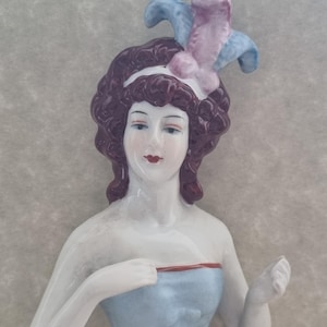 Vintage 1920s French Society Lady Half Doll Pin Cushion