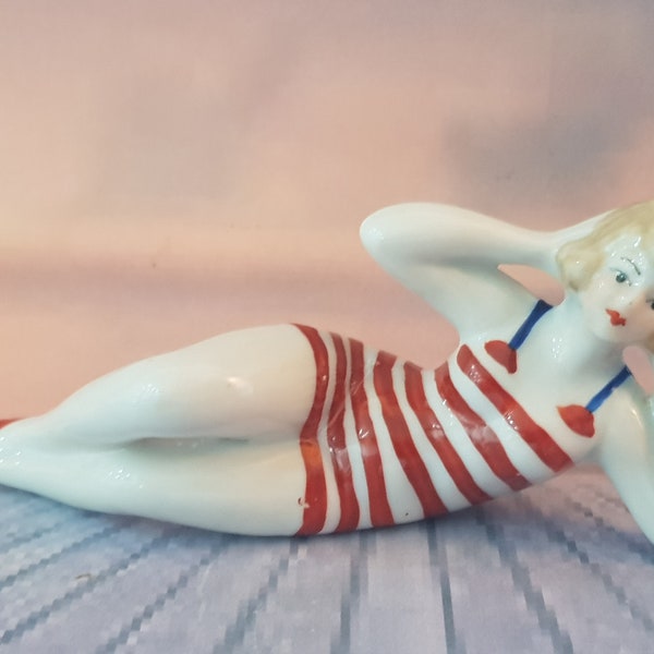 Super Art Deco 1920 Style  Bathing Beauty Doll (Also Possible  Dolls House)