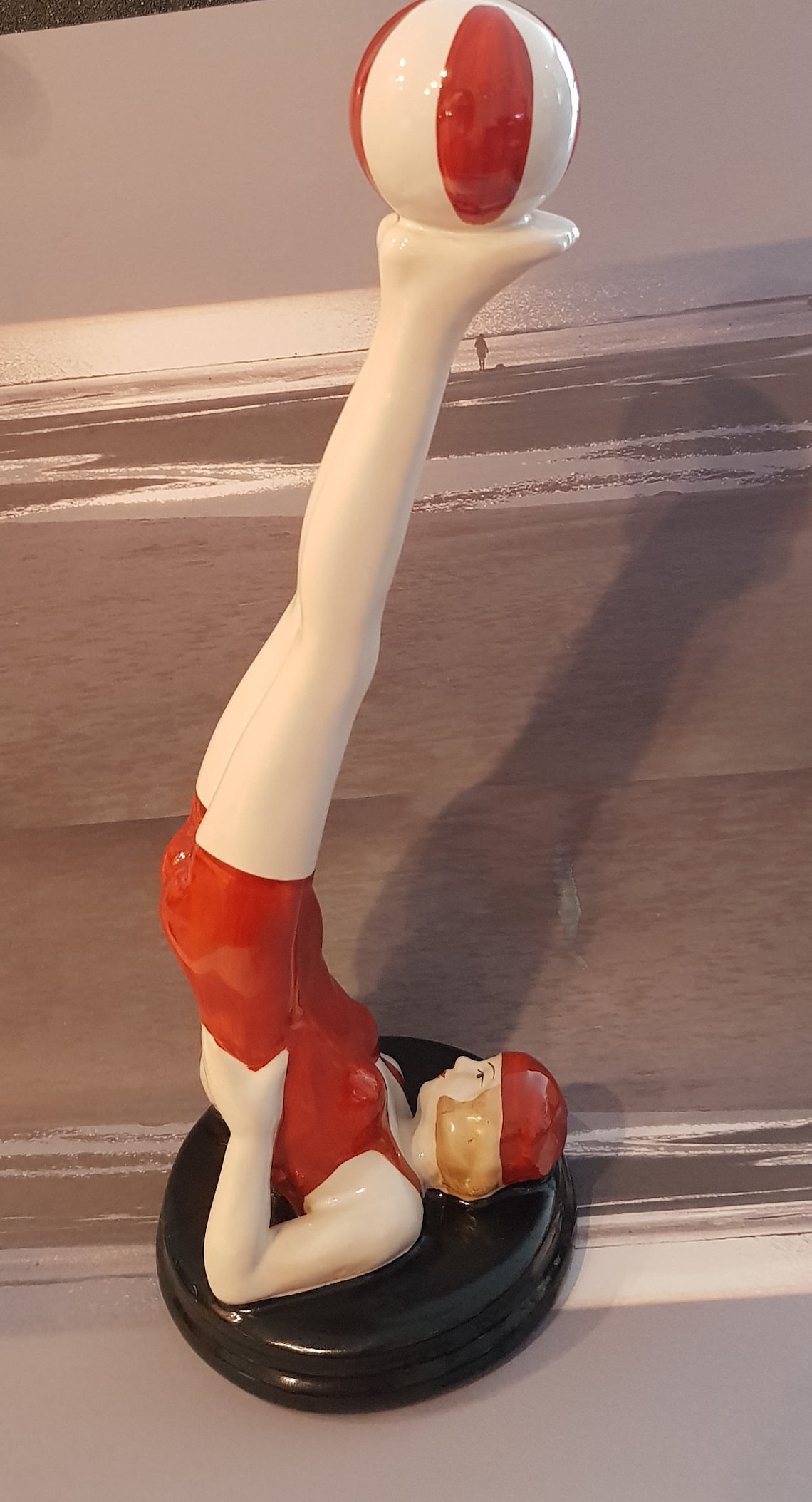 Terrific Art Deco 1920's Style Figurine Bathing Beauty Etsy