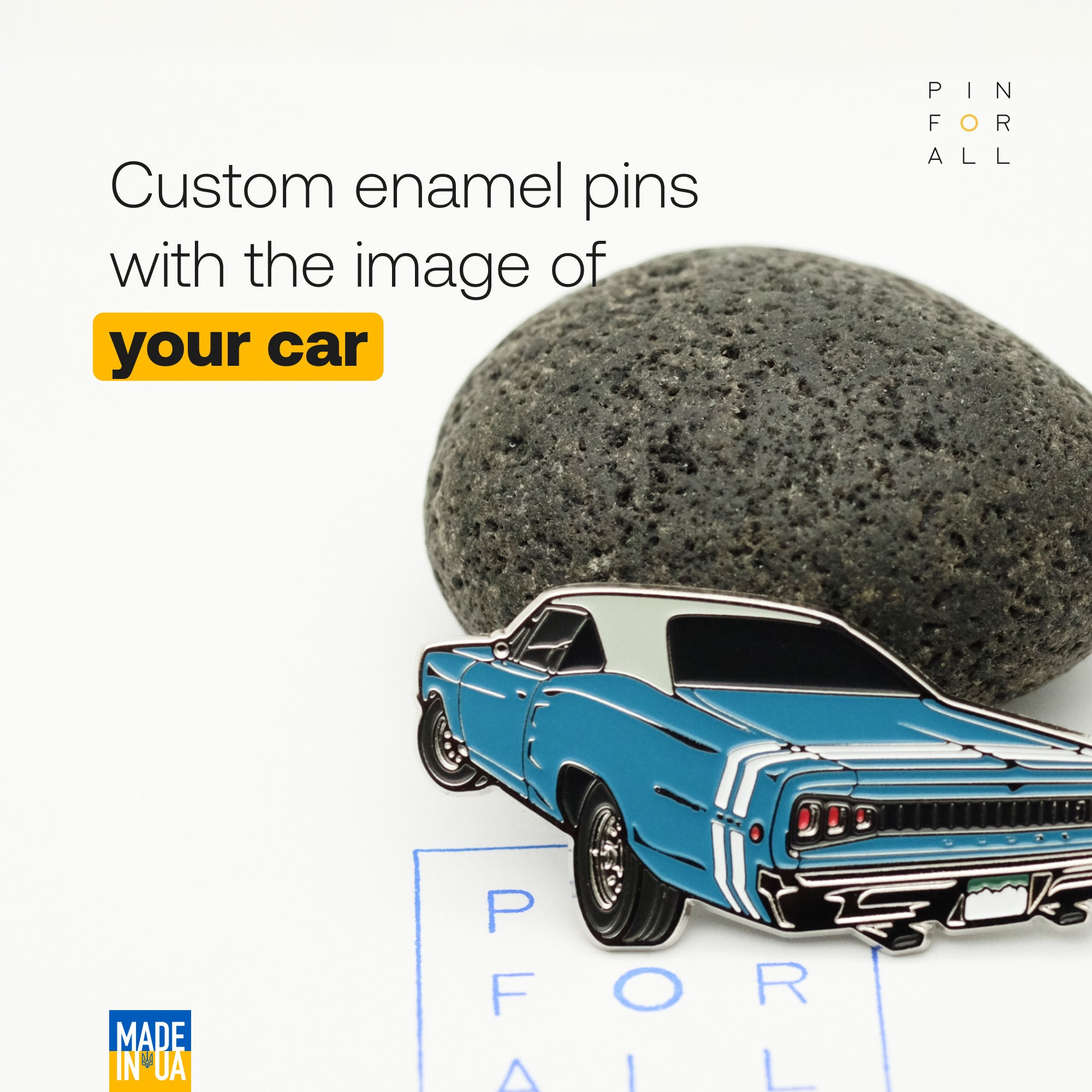 Car Enamel Pin 