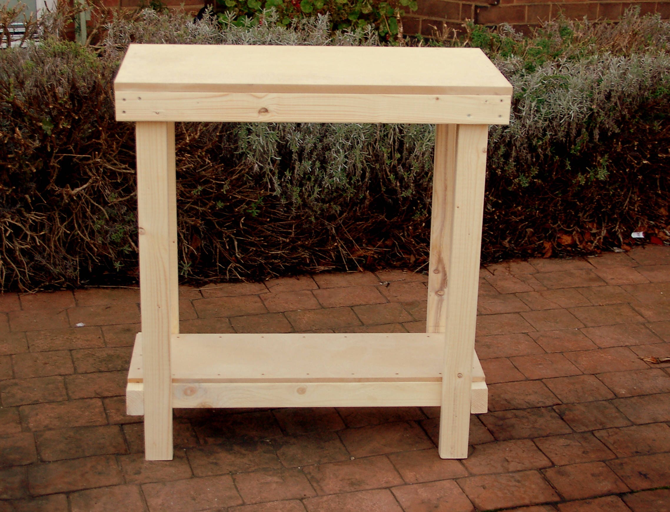81 Cm Hand Made Very Strong Wooden Workbench Table Etsy