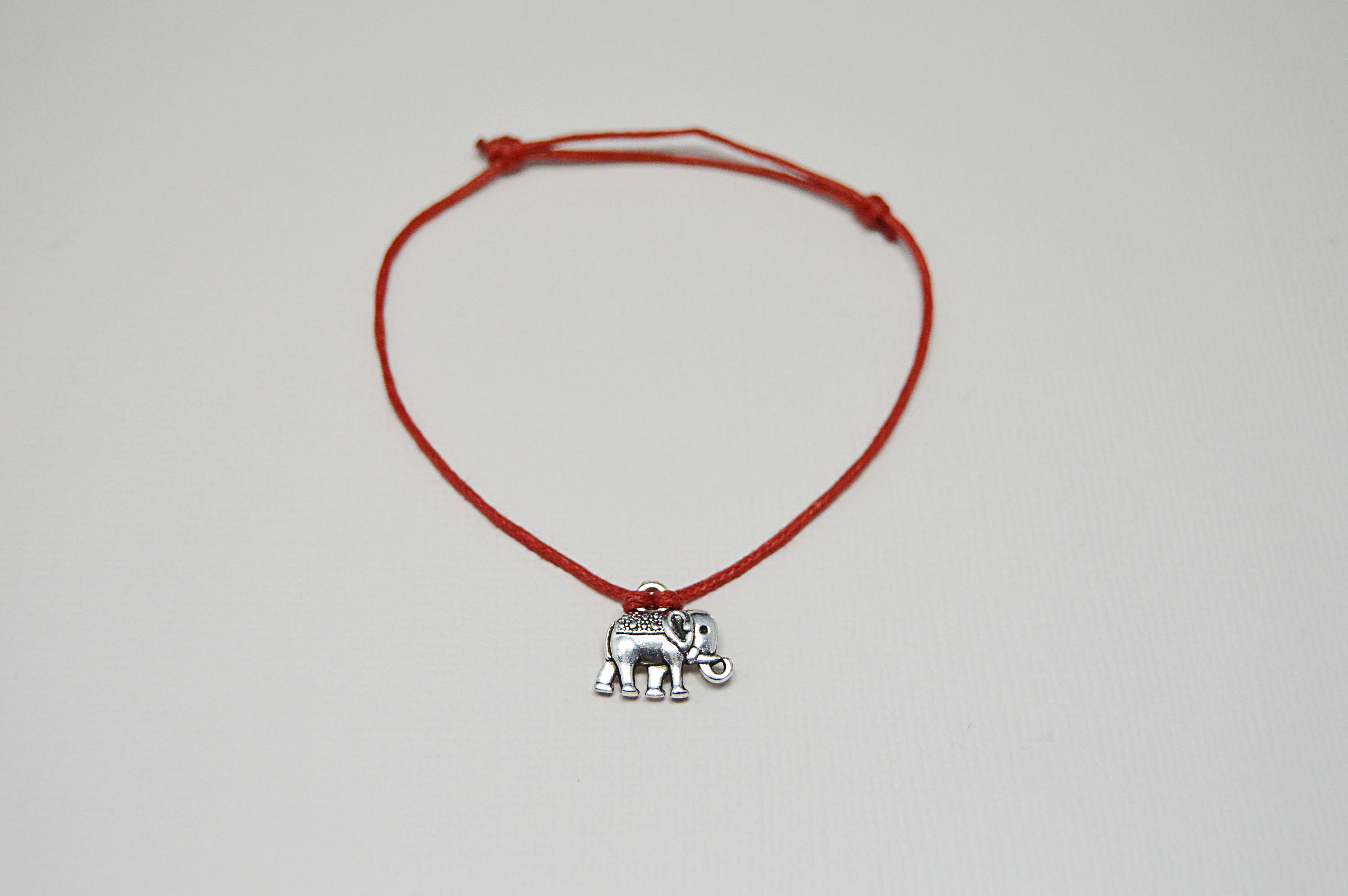 Elephant Friendship Bracelet Elephant Cord Bracelet String Etsy