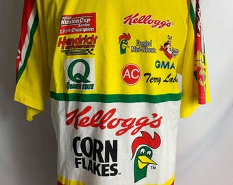 Vintage NASCAR Labonte Graphic T-shirt XL