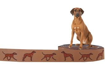 Webband Hund "Ridgeback" Borte, beige, 22mm, Rhodesian Ridgeback, 1 Meter