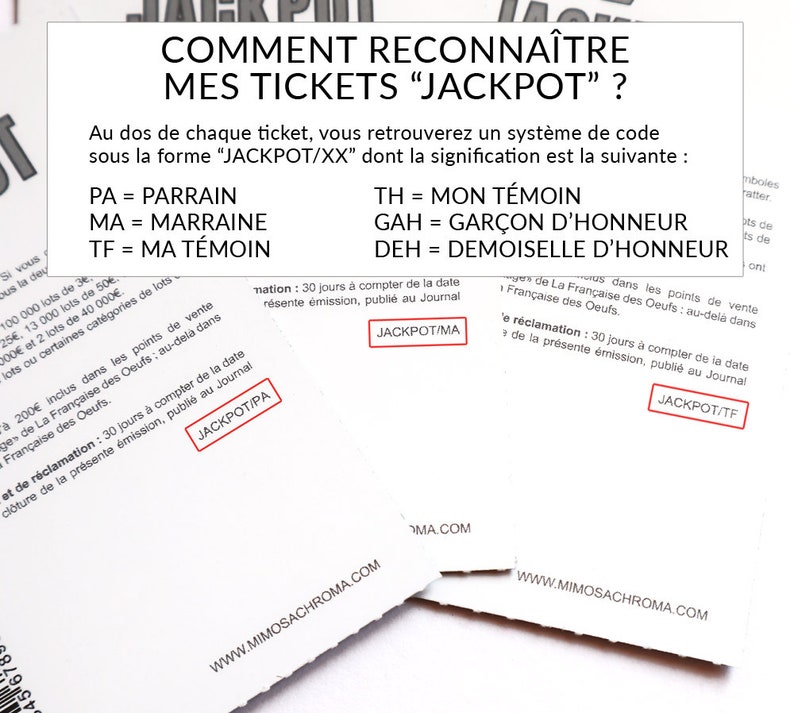 Carte à gratter demande témoin, demoiselle d'honneur ou demande parrain, marraine - Style ticket de jeu à gratter image 8
