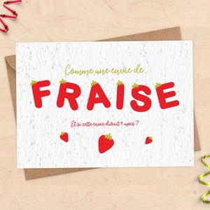 Carte à planter annonce grossesse, Annonce bébé originale future maman – Papier ensemencé