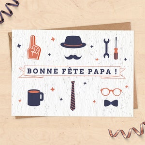 Carte à planter pour Fête des pères - Bonne fête papa !