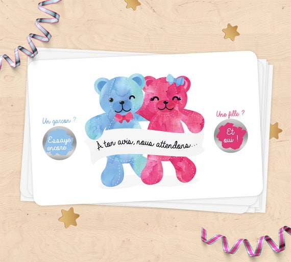 Mini Carte A Gratter Annonce Grossesse Sexe Du Bebe Fille Ou Etsy Mini Carte A Gratter Annonce Grossesse Sexe Du Bebe Fille Ou Etsy