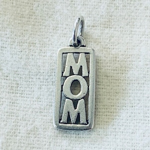 Retired James Avery Sterling Silver 925 Family Adoption Parent Mommy Mother Mama Mom Charm - Comes in a JA pouch and box