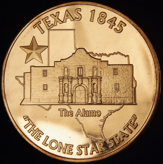 20 ALAMO DESIGN Copper 1 oz Bullion Rounds .999 PURE NEW