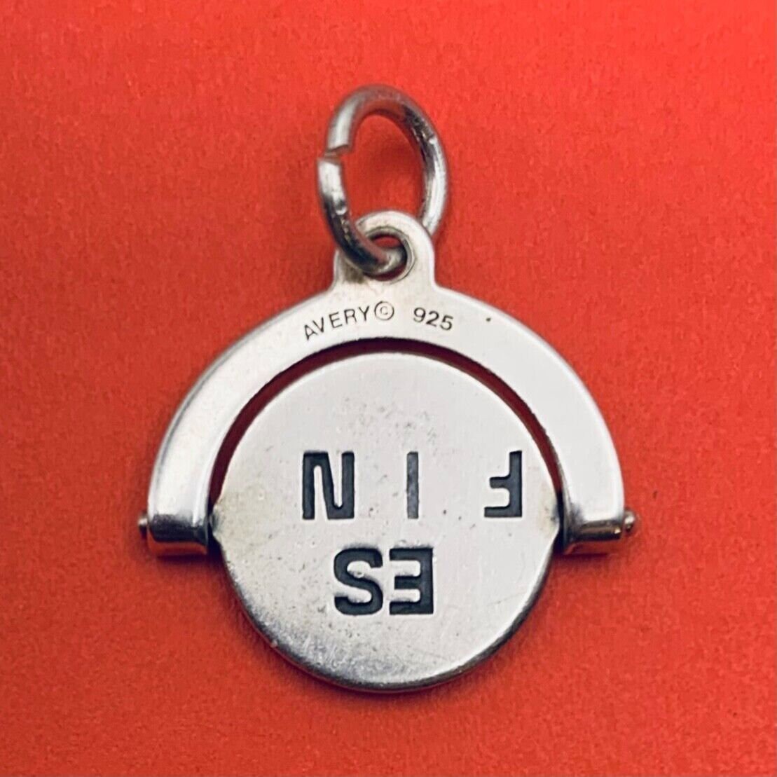 James Avery Best Friend Spinner Charm Retired BFF Bestie Sterling