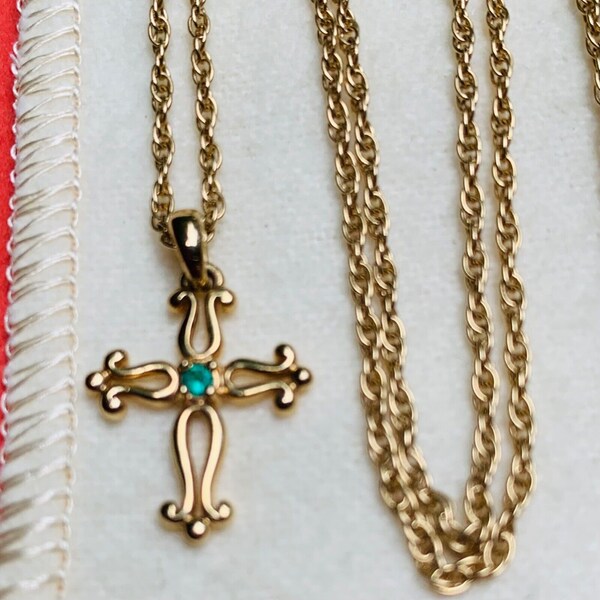 James avery emerald necklace Clearance