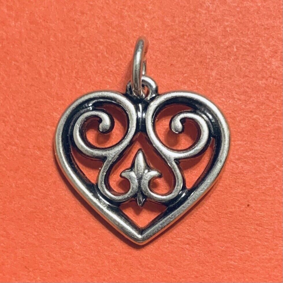 Retired James Avery Sterling Silver 925 Love French Heart Etsy