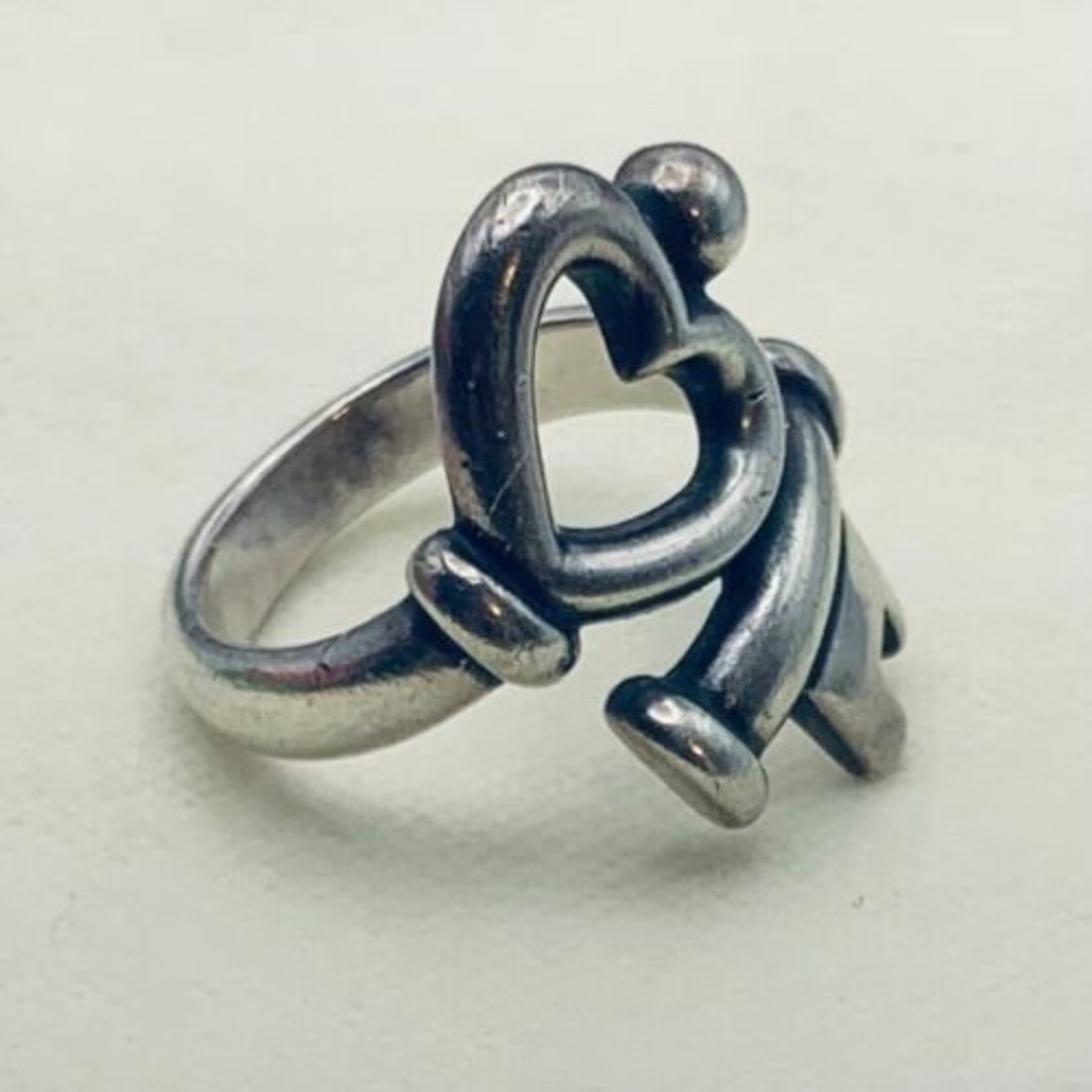 James Avery Key to My Heart Ring Love Size 7 Sterling Silver Etsy