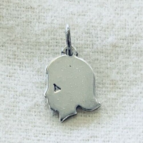 Retired James Avery Sterling Silver 925 Girl Face… - image 1