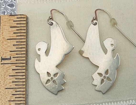 Retired James Avery Sterling Silver 925 Guardian Angel Praying Flower Angel Dangle Earrings Comes in a JA Pouch and Box Etsy Canada