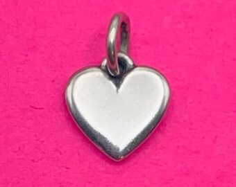 James Avery JAMES AVERY RETIRED  Puffy Heart Large Size STERLING 