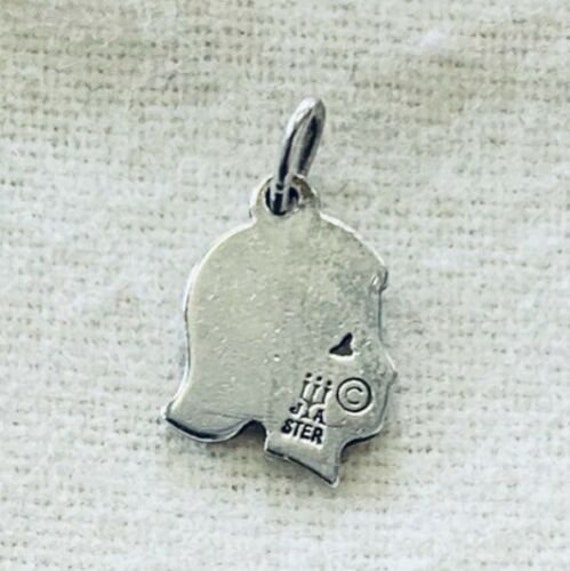 Retired James Avery Sterling Silver 925 Girl Face… - image 3