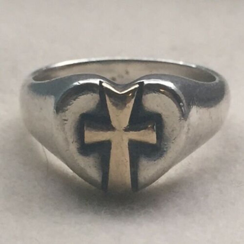james avery mens cross ring retired
