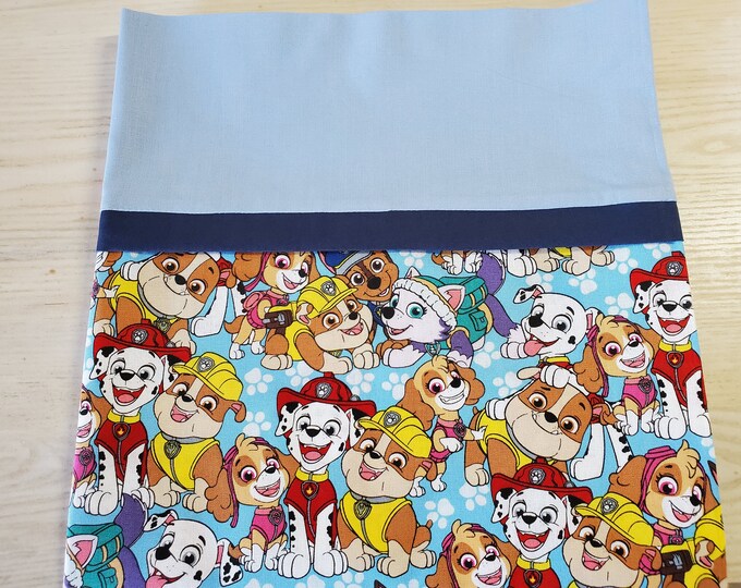 Paw Patrol Character Pillowcase, Novelty Pillowcase, Cotton Pillowcase