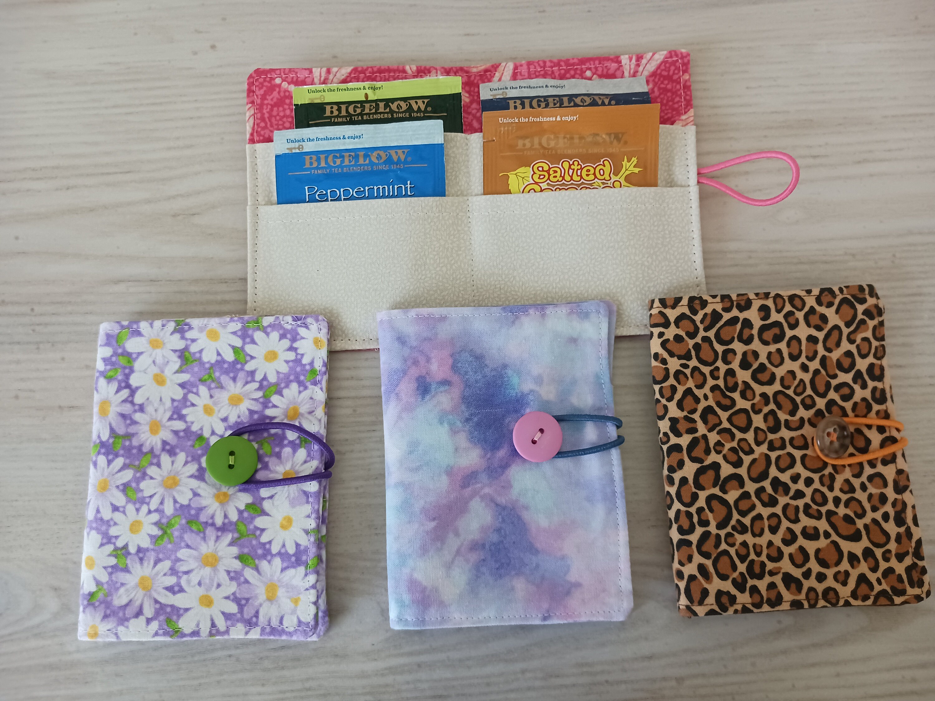 Tea Bag Wallet Travel Tea Bag Pouch Pocket Tea Bag Holder Etsy