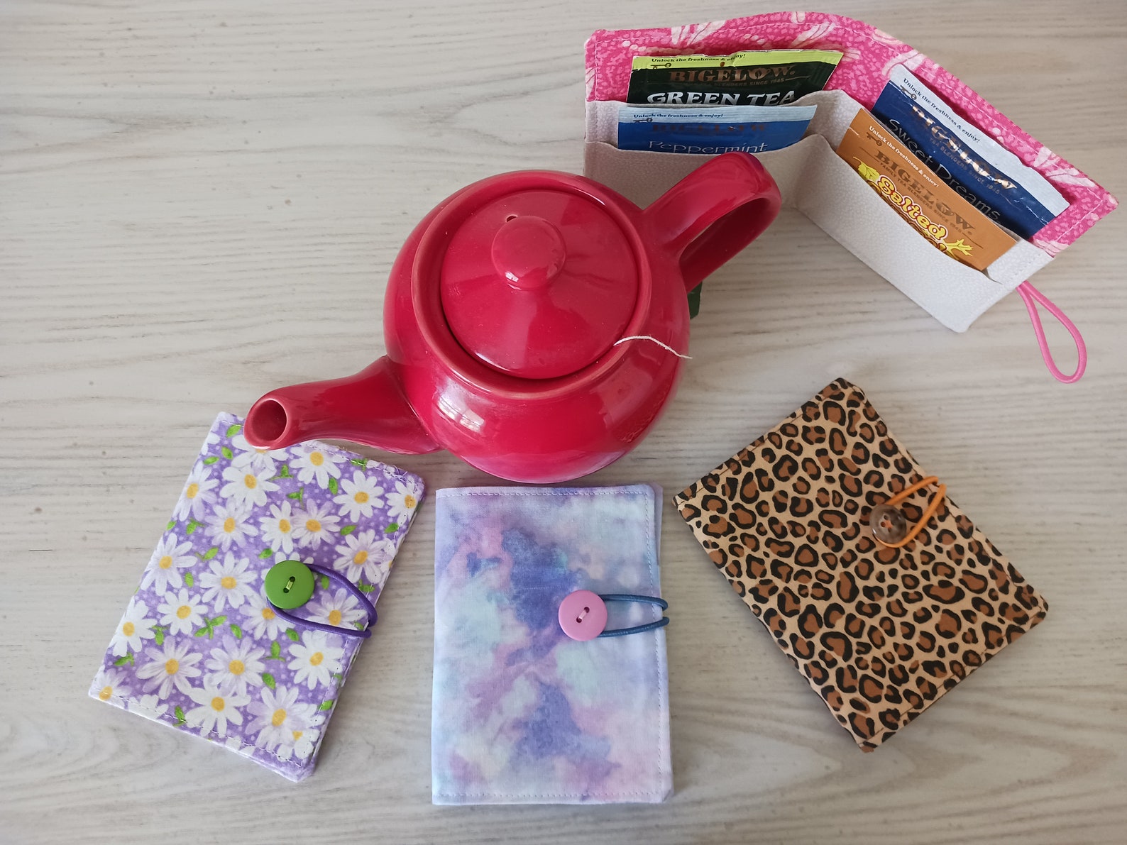 Tea Bag Wallet Travel Tea Bag Pouch Pocket Tea Bag Holder Etsy