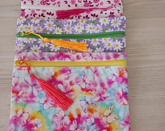 Zipper Pouches, Front Zipper Bag