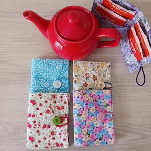 Tea Bag Wallet, Travel Tea Holder
