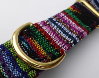 Desert Night Martingale Dog Collar: Ethnic Bedouin Sighthound Collar Greyhound, Whippet, Saluki, Galgo