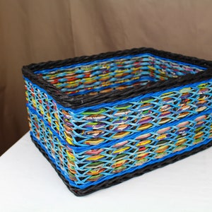 colorful box made of paper