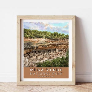 Art du parc national de Mesa Verde