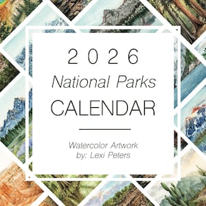 2026 National Park Calendar