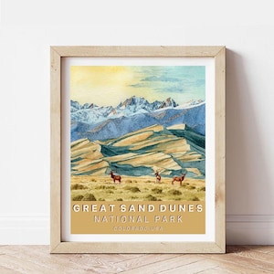 Great Sand Dunes National Park Poster