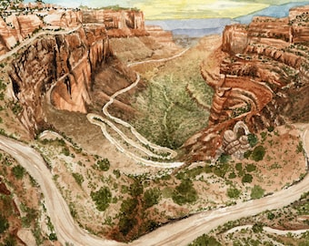 Canyonlands National Park Watercolor Print