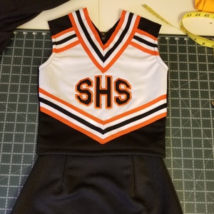 Front Yoke with Straight Skirt Cheer Suit