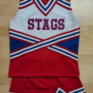 Cheer Suit with color yoke and color side notches