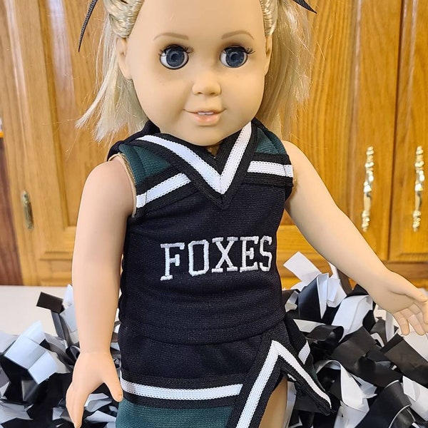 18" Plastic Doll Cheer Suit