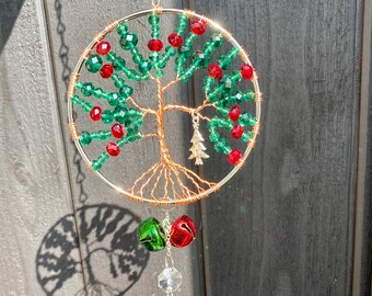 Decoración navideña, árbol de la vida de Navidad, regalo de Navidad para compañeros de trabajo, decoración navideña