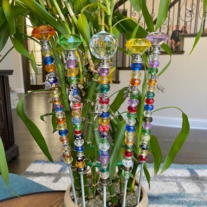 14&quot; garden stakes for garden decor, outdoor decorations, garden gift, gift for mom