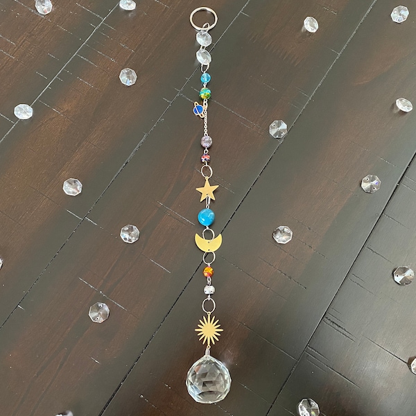 Sun Catcher Solar System Etsy