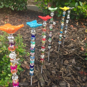 14" butterfly stakes for garden, butterfly gift, butterfly decor, nature gift