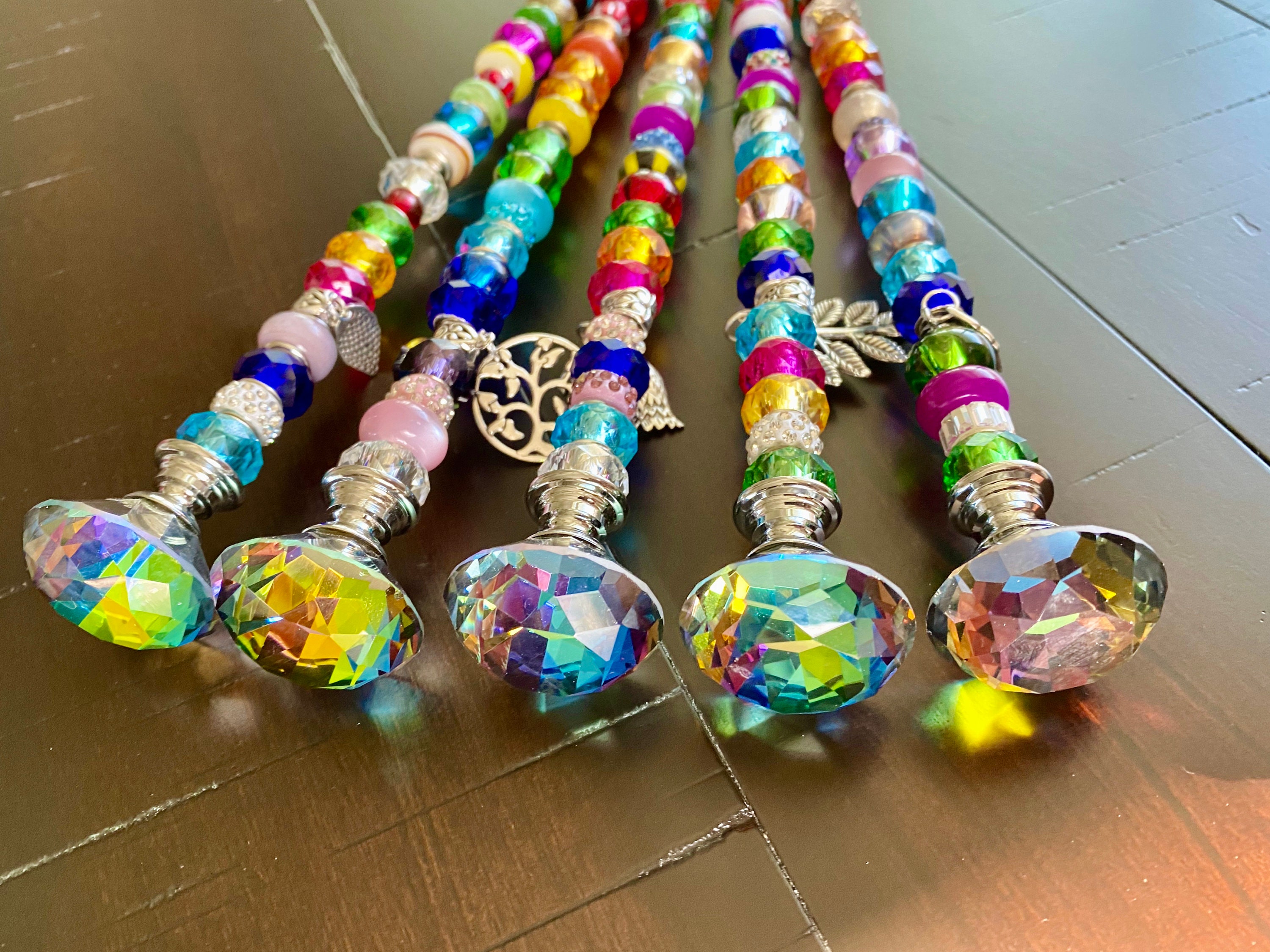 Beaded garden stake plant stake garden decor Christmas gift | Etsy