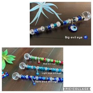 garden decor gift for mom, mothers day gift, beaded garden stakes, glass suncatchers image 8